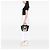 Céline Tote Luggage in nubuck bicolore micro e pelle di vitello granulata bianca Celine Bianco - vista 6