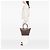 Louis Vuitton Marrone Damier Ebene Saleya MM - vista 6