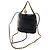 Borsa Chanel 22 in vitello lucido nero e vernice - vista 2