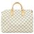 Borsa Boston Louis Vuitton Damier Azur Speedy Bianco Blu