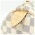 Borsa Boston Louis Vuitton Damier Azur Speedy Bianco Blu - vista 4