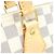 Borsa Boston Louis Vuitton Damier Azur Speedy Bianco Blu - vista 7