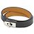 Hermès Bracciale Hermes Mini Kelly Double Tour Nero Argento