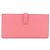 Cartera larga Hermès Bearn Soufflé en Rosa - vista 2