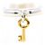 Anello a fascia in oro giallo 18K e argento Tiffany & Co.