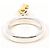 Anello a fascia in oro giallo 18K e argento Tiffany & Co. - vista 3