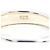 Anello a fascia in oro giallo 18K e argento Tiffany & Co. - vista 5