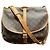 Borsa a Spalla Louis Vuitton Saumur 35 Marrone