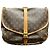 Borsa a Spalla Louis Vuitton Saumur 35 Marrone - vista 2