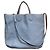 Gucci Ledertote-Tasche Braun Hellblau