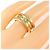 Bulgari Anello Bvlgari B.zero1 3-Band in oro giallo 18K - vista 3