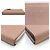 Cartera Long Comet Louis Vuitton Rosa - vista 3