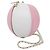 Borsa a tracolla in pelle rosa e bianca Chanel AS0512 Bianco