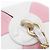 Borsa a tracolla in pelle rosa e bianca Chanel AS0512 Bianco - vista 2