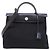 Hermès Borsa Hermes Herbag Zip Quadricolor PM Nero Blu Damier ebene