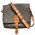 Borsa a tracolla Louis Vuitton Monogram Cartouchiere Marrone