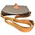 Borsa a tracolla Louis Vuitton Monogram Cartouchiere Marrone - vista 9