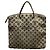 Borsa a mano verticale Louis Vuitton Lockit Marrone Nero - vista 2
