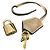 Borsa a mano verticale Louis Vuitton Lockit Marrone Nero - vista 5