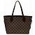 Borsa Tote Louis Vuitton Damier Neverfull PM Marrone