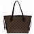 Borsa Tote Louis Vuitton Damier Neverfull PM Marrone - vista 2