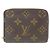 Monogram Zippy Coin Purse Louis Vuitton Castaño Monograma