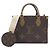 Borsa Louis Vuitton Monogram Giant OnTheGo PM Marrone Monogramma