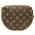 Bolso de hombro Louis Vuitton Monogram Tambourin Castaño Monograma - vista 2