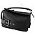 Borsa Loewe Puzzle Biker in pelle nera Nero