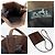 Hermès Borsa a tracolla Pochette Herline Hermes Marrone - vista 4