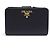 Prada Saffiano Metal Bi-fold Medium Wallet Schwarz - Ansicht 2