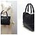 Borsa Tote Loewe Amazona Fusta Small Nero - vista 3