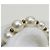 Collana in perle finte e strass Christian Dior Bianco - vista 9