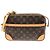 Borsa a tracolla Louis Vuitton Monogram Trocadero Marrone Monogramma