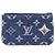 Louis Vuitton Monogram Flower Denim Pochette Cle M27561 Blu Monogramma - vista 2