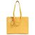 Bolsa Louis Vuitton Monogram Heritage Sac Plat 24H Amarelo Monograma