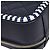 Chanel Filigree Vanity Case Quilted Caviar mit gestreiftem Leder Small Marineblau - Ansicht 7