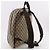 Gucci Brown GG Canvas Backpack - view 3