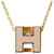 Hermès Collier HERMES H-Cube Gold x Greige  - vue 1