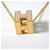 Hermès Collier HERMES H-Cube Gold x Greige  - vue 5