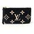 Louis Vuitton Pochette Clé Monogram Empreinte Leather Nero Beige Monogramma