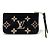 Louis Vuitton Pochette Clé Monogram Empreinte Leather Nero Beige Monogramma - vista 2
