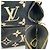 Louis Vuitton Pochette Clé Monogram Empreinte Leather Nero Beige Monogramma - vista 5