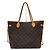 Borsa Tote Louis Vuitton Neverfull MM Marrone Monogramma