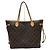 Borsa Tote Louis Vuitton Neverfull MM Marrone Monogramma - vista 2