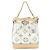 Borsa a Spalla Louis Vuitton Tweed Monogram Multicolor Nano Noe Bianco - vista 2