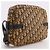Borsa a tracolla Christian Dior Trotter in tela marrone - vista 3