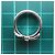 Ring Hermès Anello Hermes Croix Band in argento 925 - vista 9