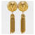 Orecchini a clip Chanel Coco Mark D'oro - vista 3