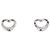 Orecchini a lobo a forma di cuore in argento 925 Tiffany & Co.